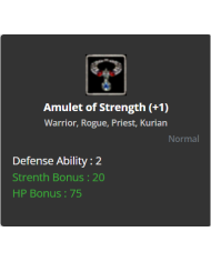 Amulet of Strength
 +-+1