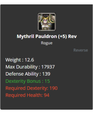 Mythril Pauldron
 +-+5 Rebirt