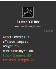 Raptor
 +-+7 Rebirt