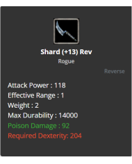 Mirage Dagger (+11) Rev