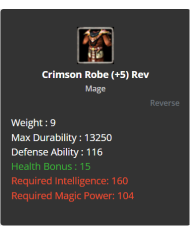 Crimson SET (+5) Rev