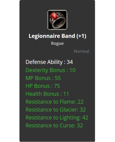 Legionnaire Band +1