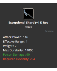 Exceptional Shard (+11) Rev