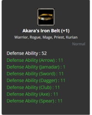 Akara Iron Belt +1