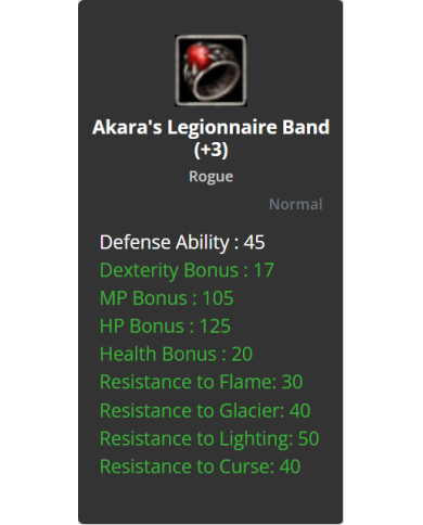 +3 Akara's Legionnaire Band