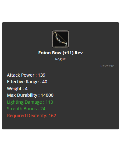 +9 Enion Bow