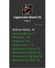  Legionnaire Band +3 (DUAL)