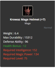 Mage Krowaz / Holy / Chitin Karma Set