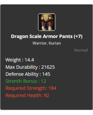 Dragon Set +7 / Sos +2