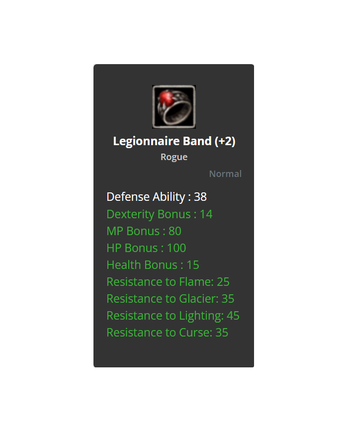 +2 Legionnaire Band