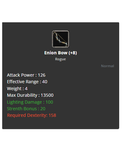 +8 Enion Bow