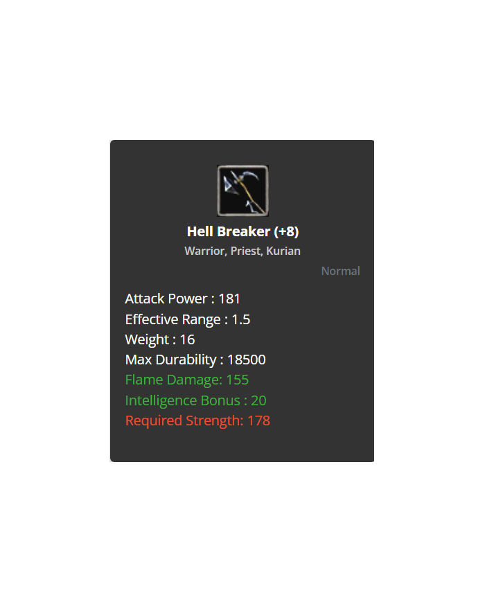 +8 Hell Breaker