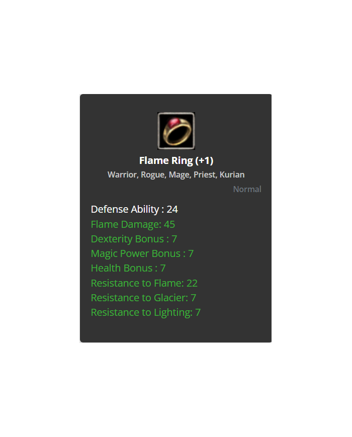 +1 Flame Ring