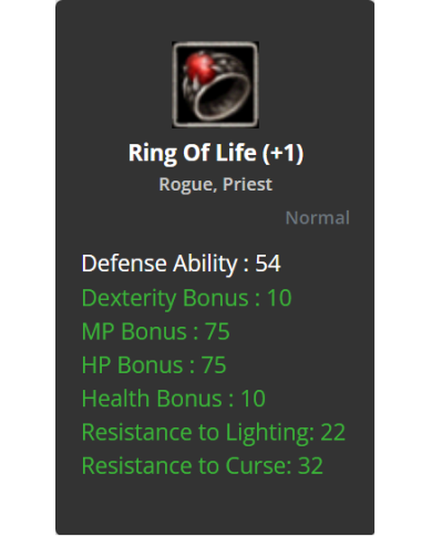 Ring Of Life +1