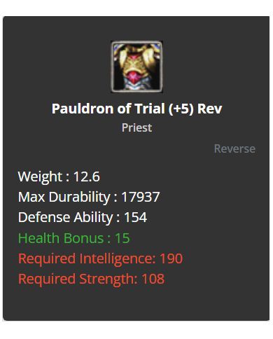 Trial Set +5 Rev