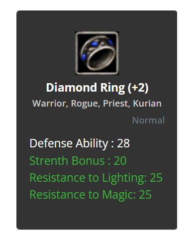 Diamond Ring +2 (DUAL)