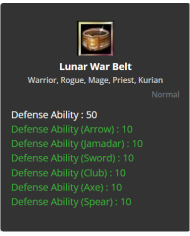 Rogue Full Plate Armor Pads (+9)