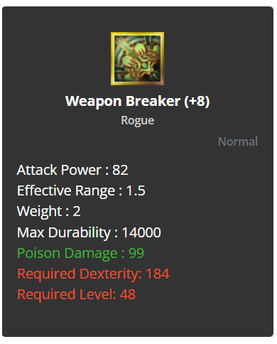 +8 Weapon Breaker