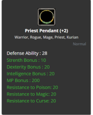 +2 Priest Pendant