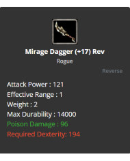 +9 Mirage Dagger