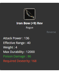 Iron Bow +9 (reverse)