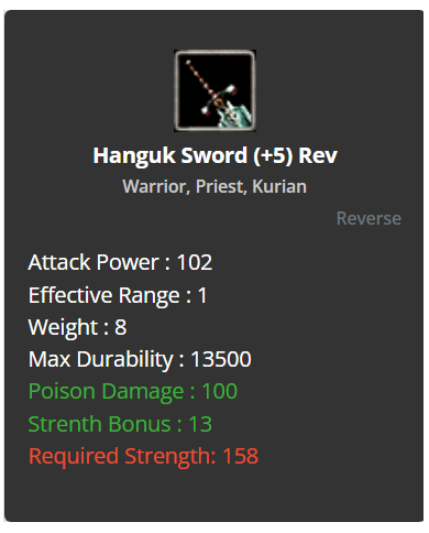 +8 Hanguk Sword