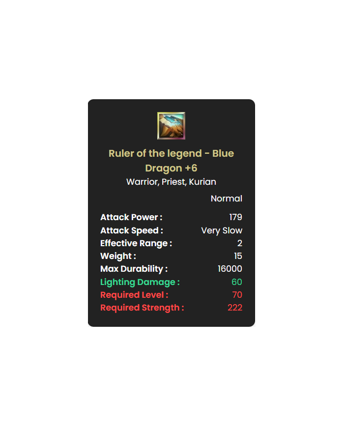 +6 Blue Dragon