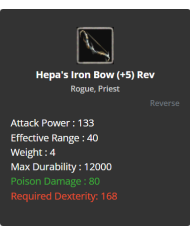 +8 Hepa's Iron Bow