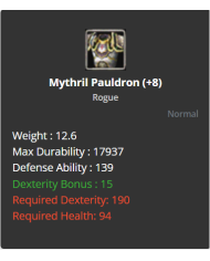 mythril pauldron zeroo